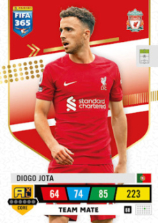 Diogo Jota Liverpool 2023 FIFA 365 Team Mate #88